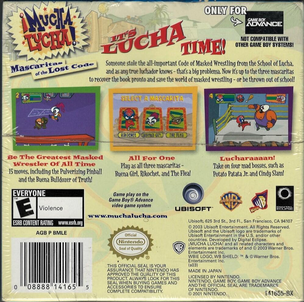 Mucha Lucha: Mascaritas of the Lost Code - Game Boy Advance