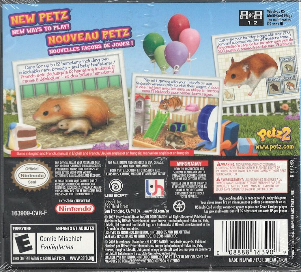 Petz Hamsterz 2 - Nintendo DS