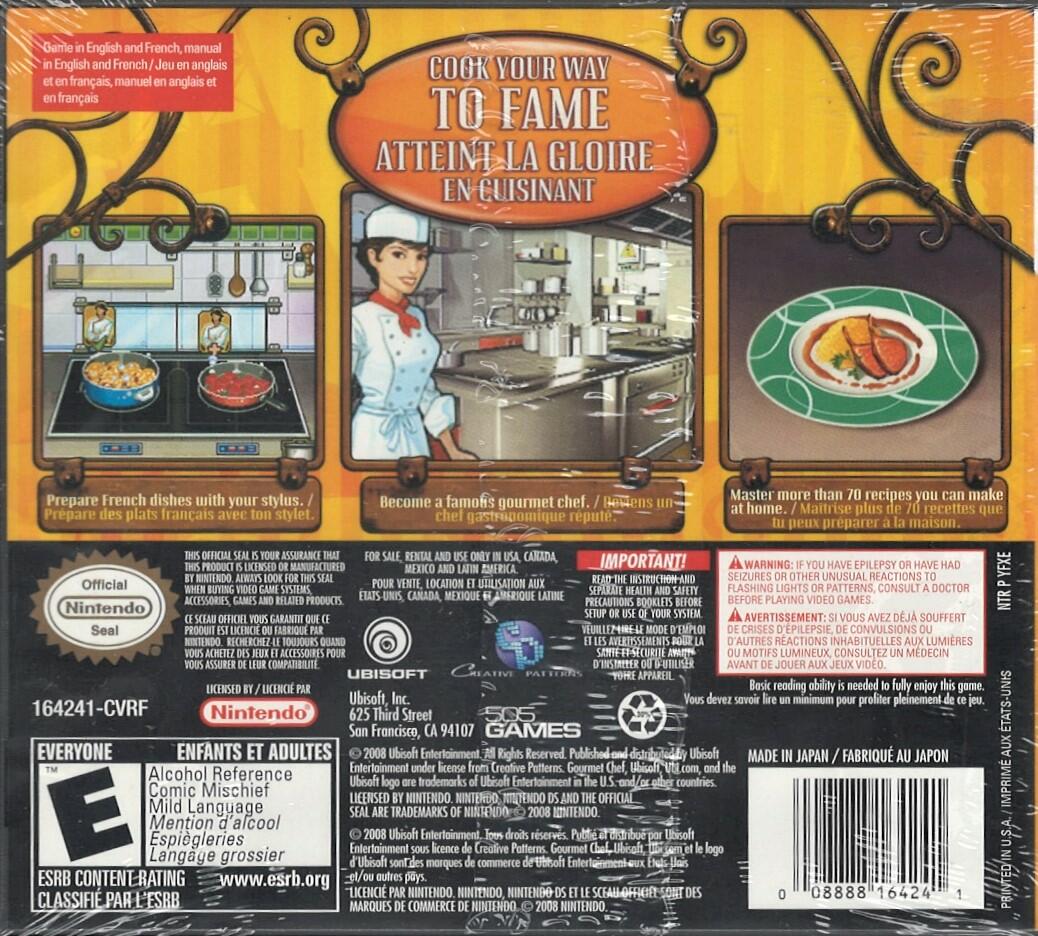 Gourmet Chef - Nintendo DS