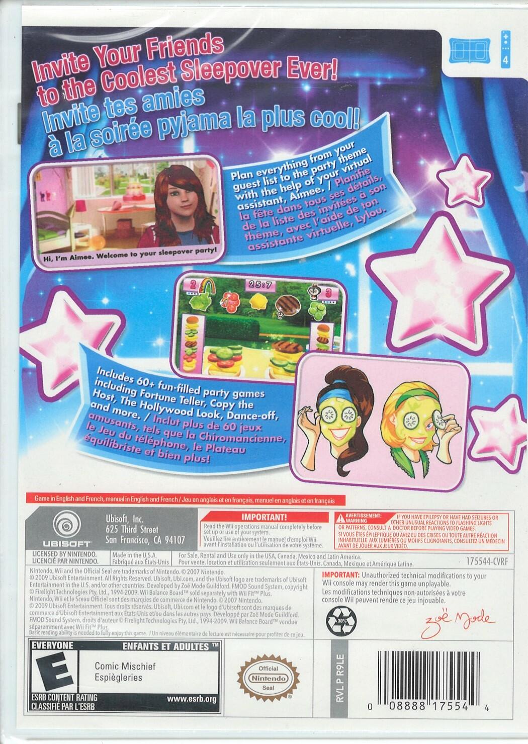 Sleepover Party - Nintendo Wii