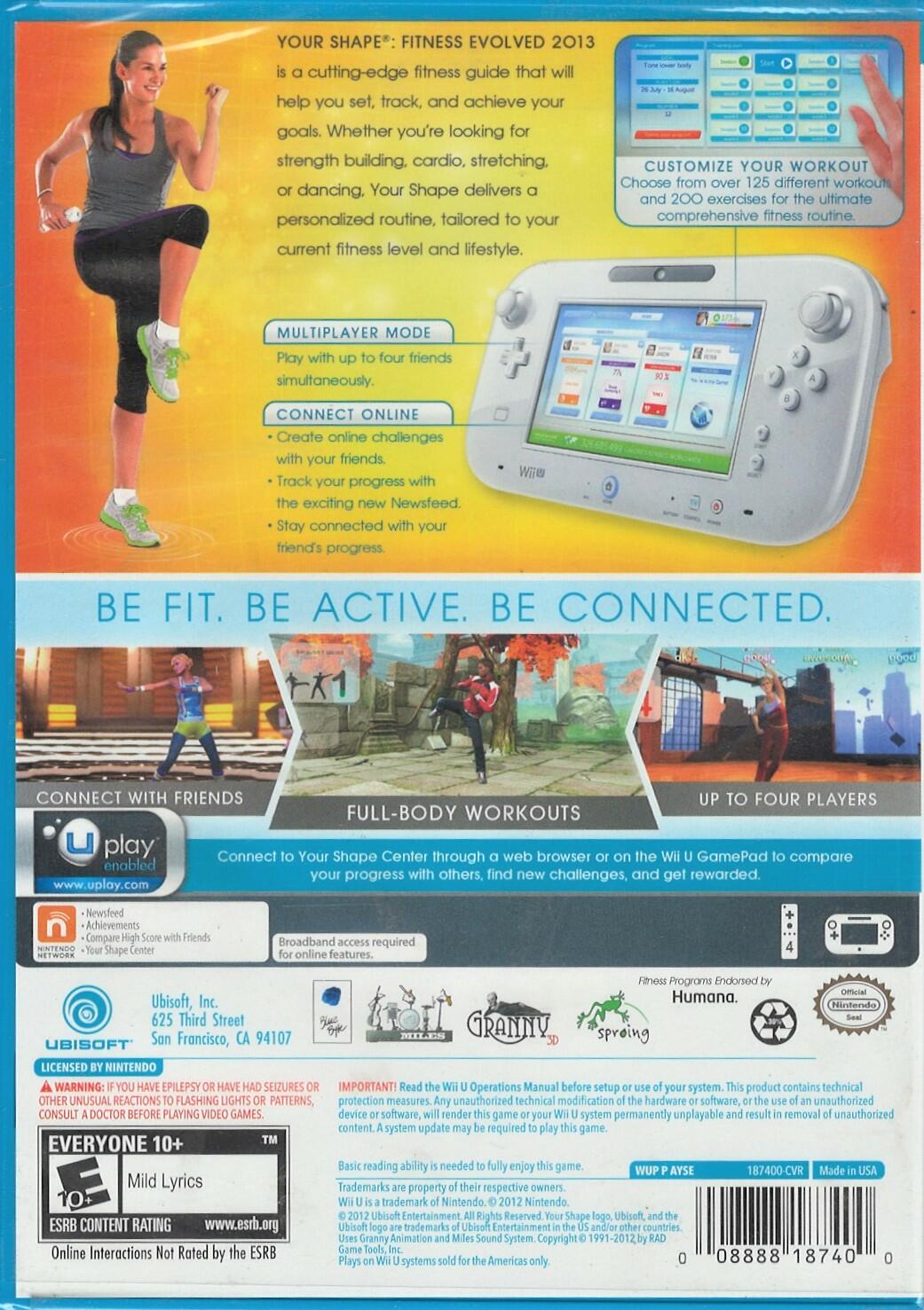 Your Shape: Fitness Evolved 2013 - Nintendo Wii-U