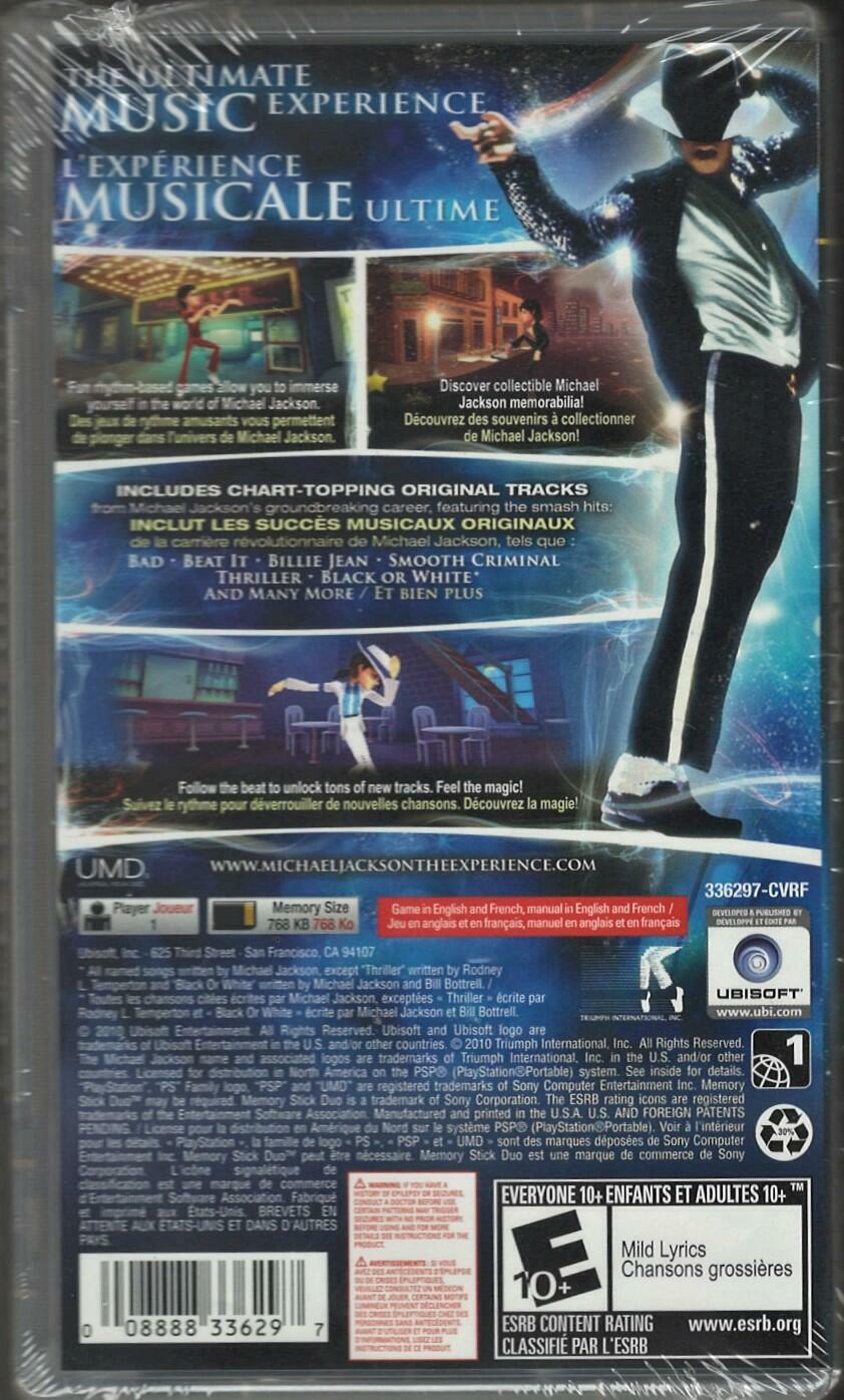 Michael Jackson: The Experience - PlayStation Portable