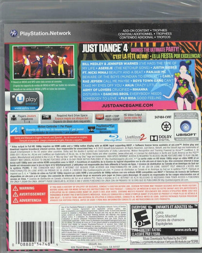 Just Dance 4 (PlayStation Move) - PlayStation 3