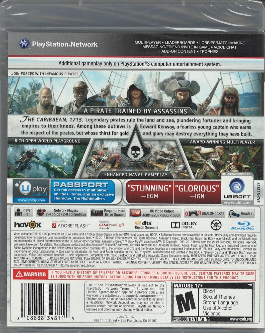 Assassin's Creed IV: Black Flag - PlayStation 3