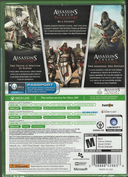 Assassin's Creed Ezio Trilogy Edition - Xbox 360