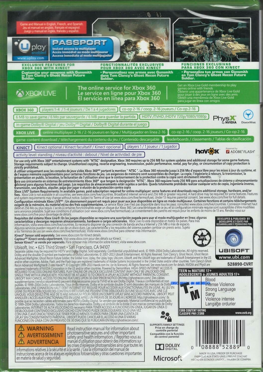 Ghost Recon Trilogy Edition - Xbox 360