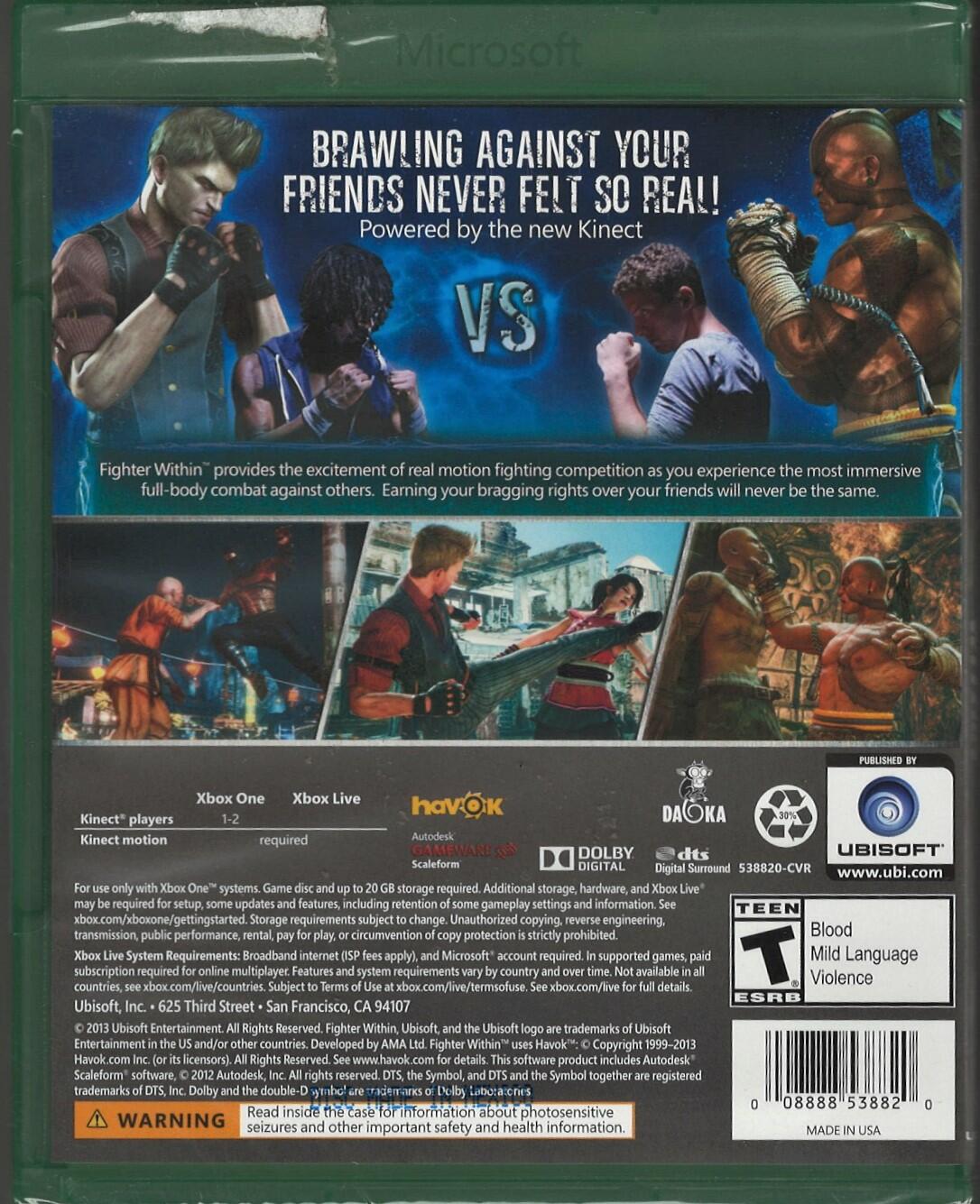 Fighter Within (Requires Kinect) - Xbox One