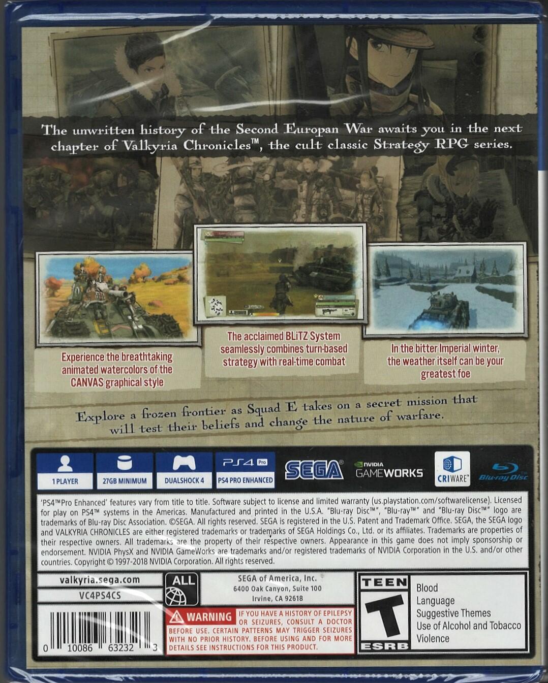 Valkyria Chronicles 4: Launch Edition - PlayStation 4