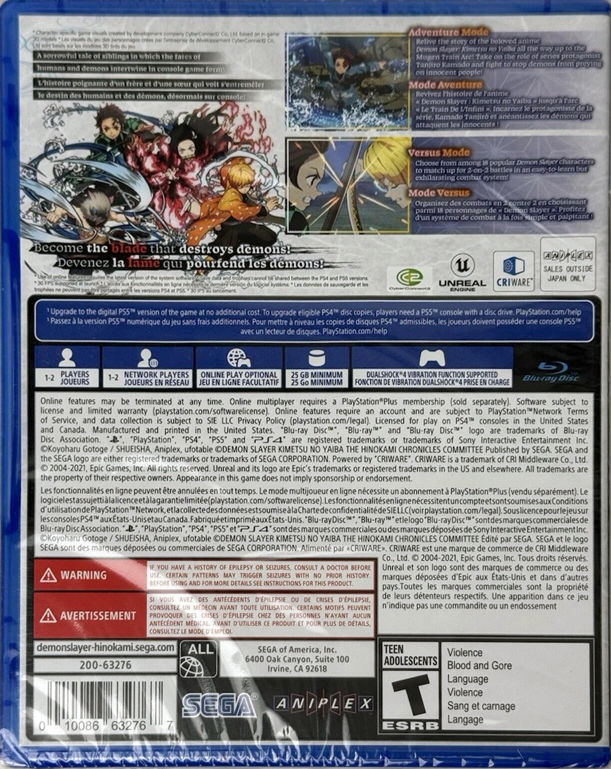 Demon Slayer: The Hinokami Chronicles - PlayStation 4 [video game]