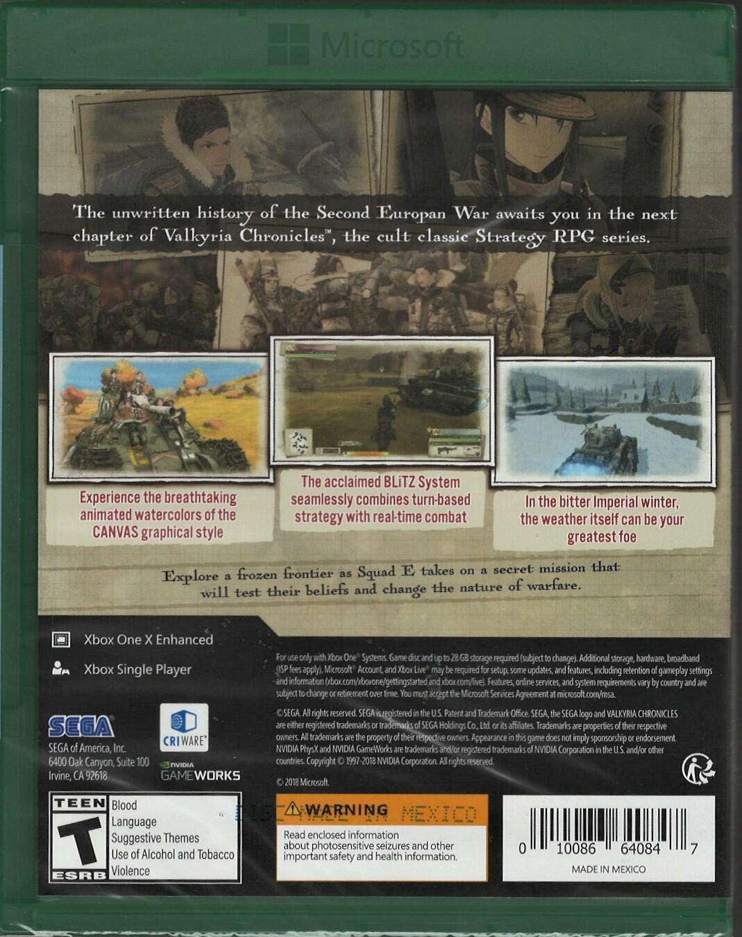 Valkyria Chronicles 4: Launch Edition - Xbox One