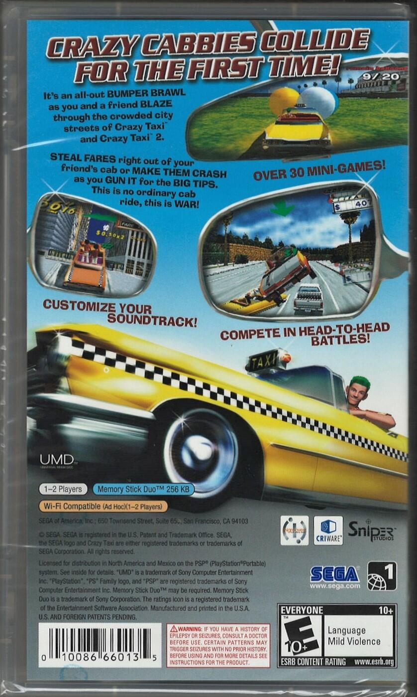 Crazy Taxi: Fare Wars - Sony PSP [video game]