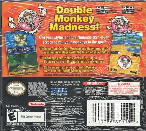 Super Monkey Ball Touch and Roll - Nintendo DS