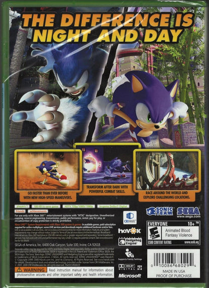 Sonic Unleashed (Platinum Hits) - Xbox 360