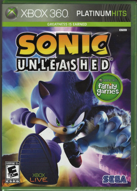 Sonic Unleashed (Platinum Hits) - Xbox 360