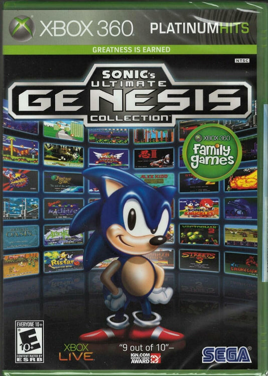 Sonic's Ultimate Genesis Collection (Platinum Hits) - Xbox 360