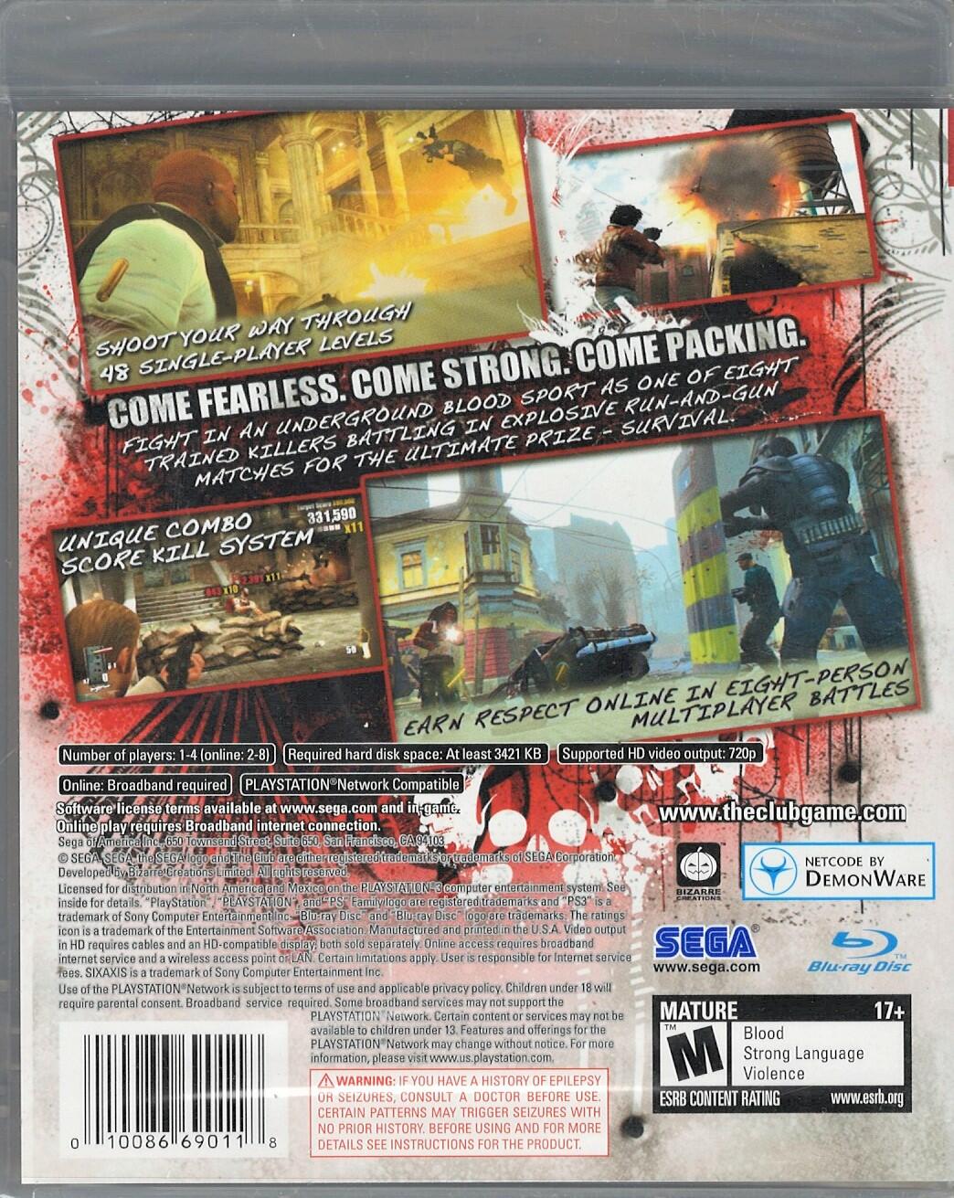 The Club - PlayStation 3