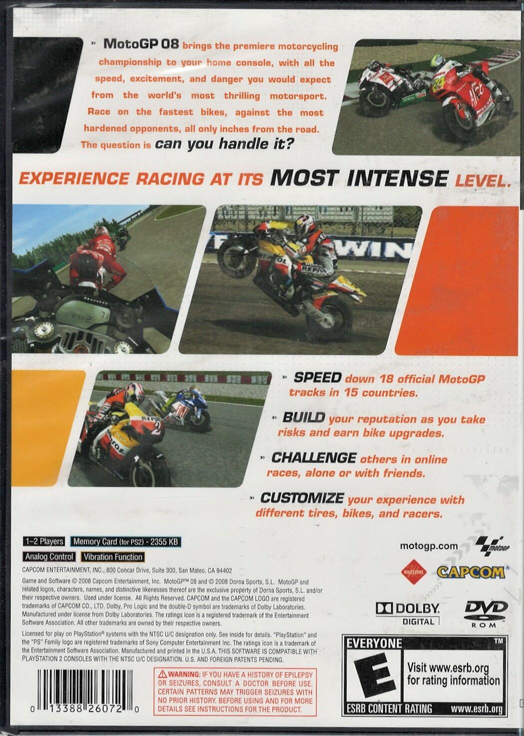 Moto GP 2008 - PlayStation 2