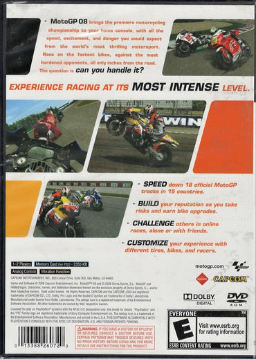 Moto GP 2008 - PlayStation 2