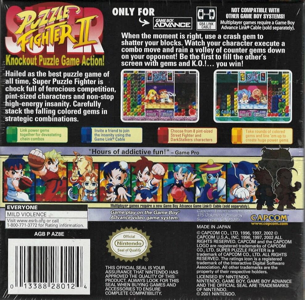 Super Puzzle Fighter 2 - Game Boy Advance