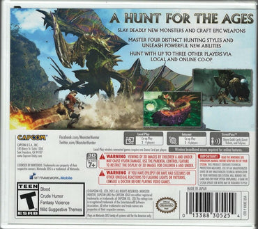 Monster Hunter Generations - Nintendo 3DS