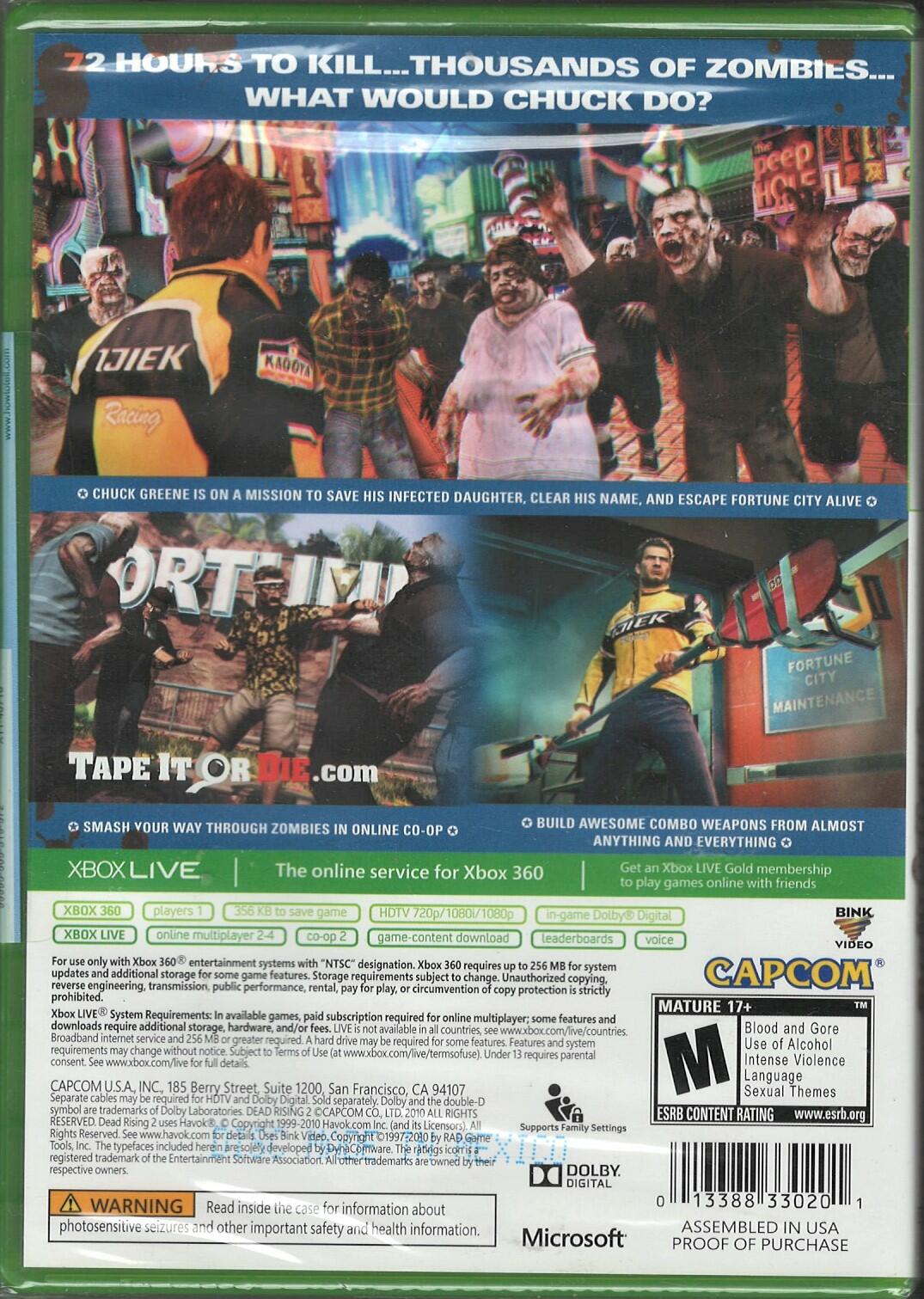 Dead Rising 2 (Platinum Hits) - Xbox 360