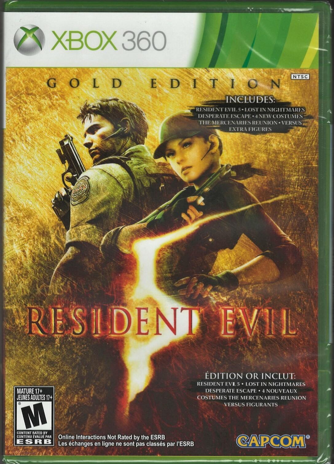 Resident Evil 5: (Gold Edition) - Xbox 360