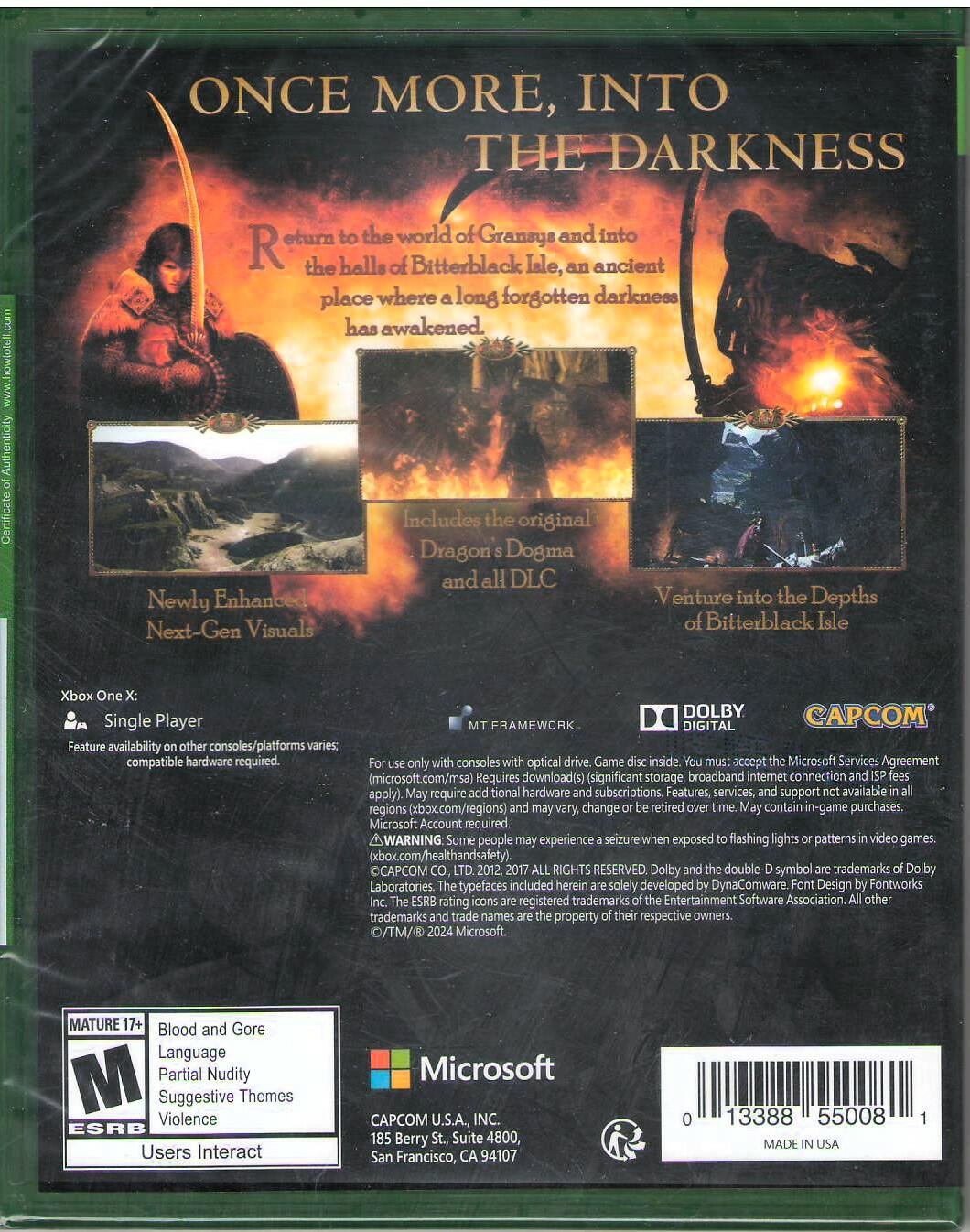 Dragons Dogma: Dark Arisen - Xbox One