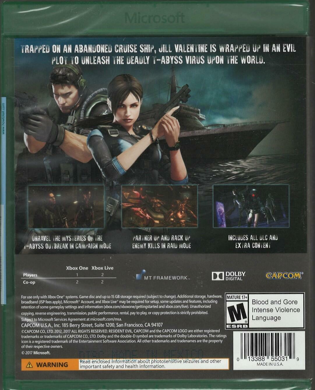 Resident Evil Revelations Standard Edition - Xbox One