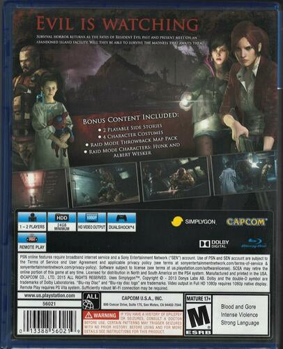 Resident Evil: Revelations 2 - PlayStation 4