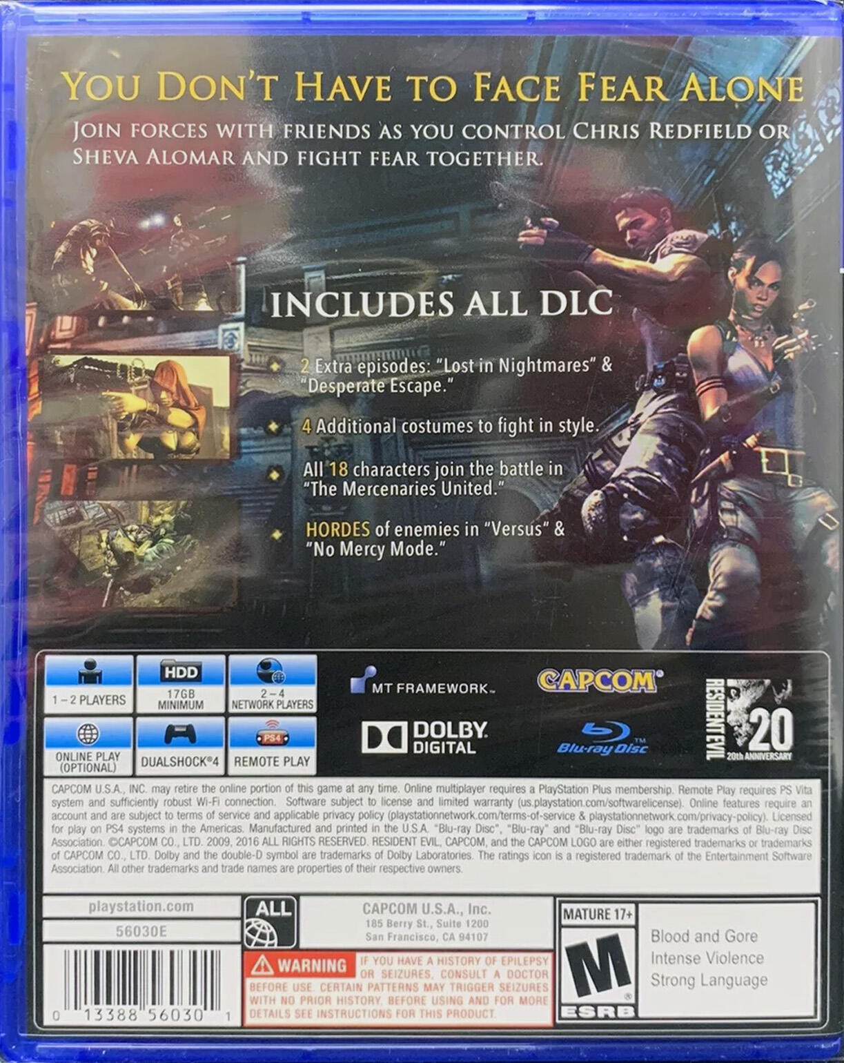 Resident Evil 5 HD - PlayStation 4