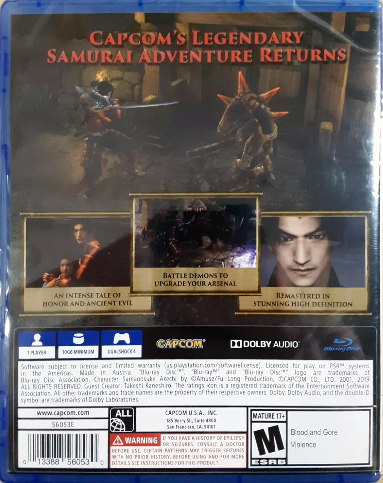 Onimusha: Warlords - PlayStation 4
