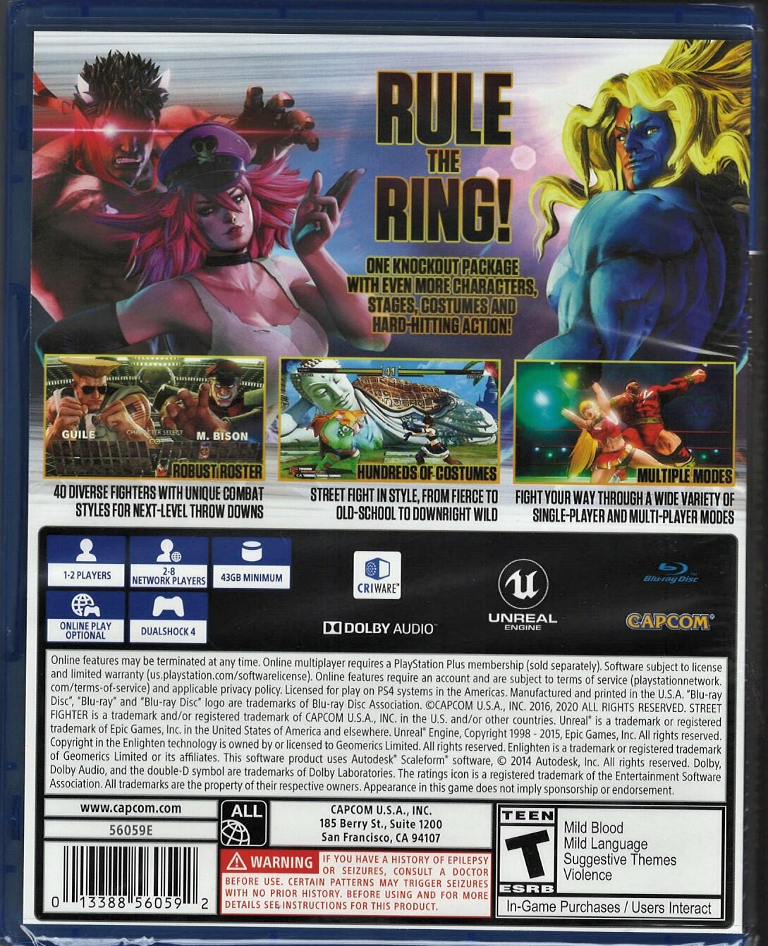 Street Fighter V Champion Edition - PlayStation 4