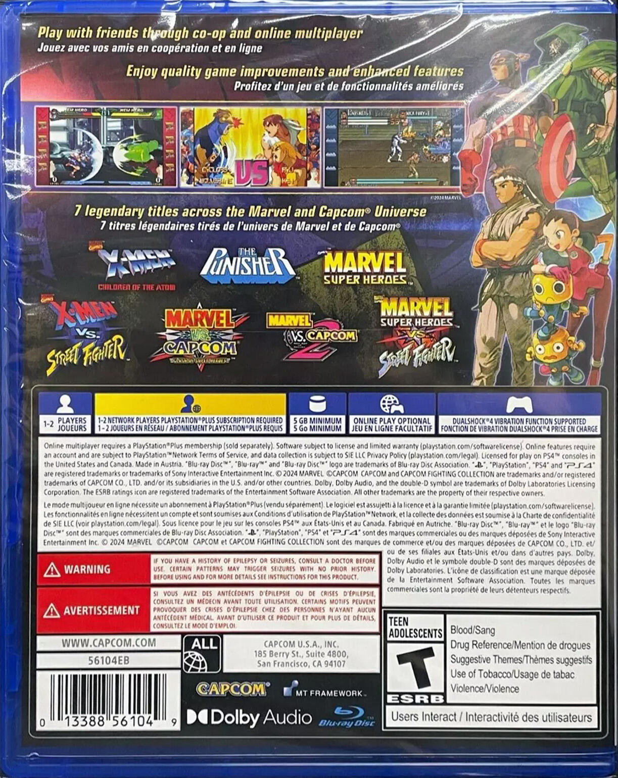 Marvel vs. Capcom Fighting Collection: Arcade Classics - PlayStation 4