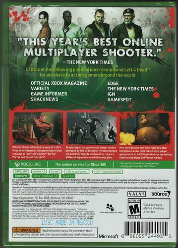 Left 4 Dead: Critic's Game of the Year Edition (Platinum Hits) - Xbox 360