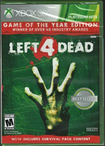 Left 4 Dead: Critic's Game of the Year Edition (Platinum Hits) - Xbox 360