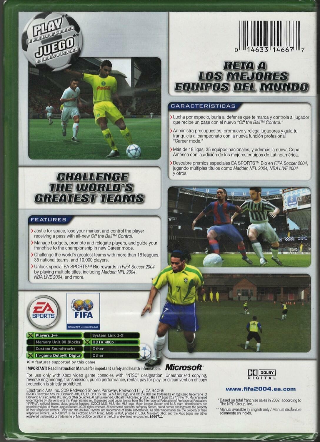 FIFA Soccer 2004 - Xbox