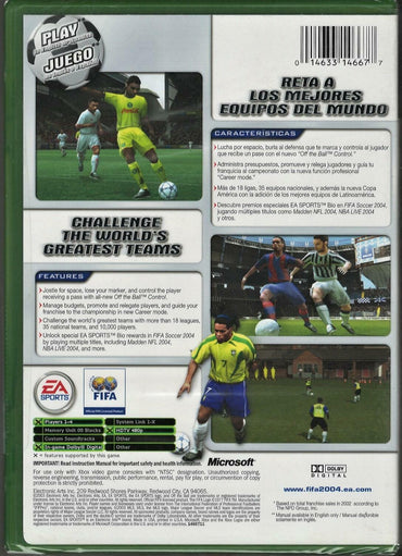 FIFA Soccer 2004 - Xbox