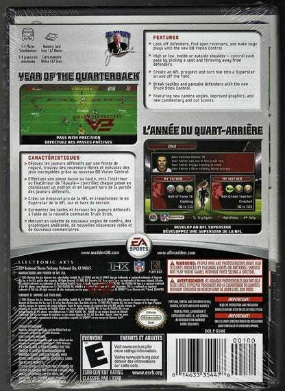 Madden NFL 2006 - Nintendo GameCube