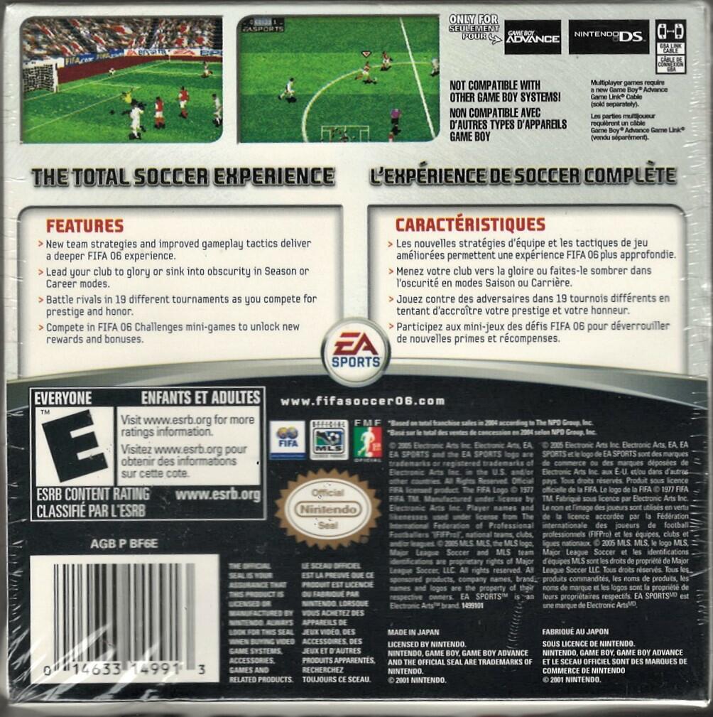 FIFA Soccer 2006 - Game Boy Advance