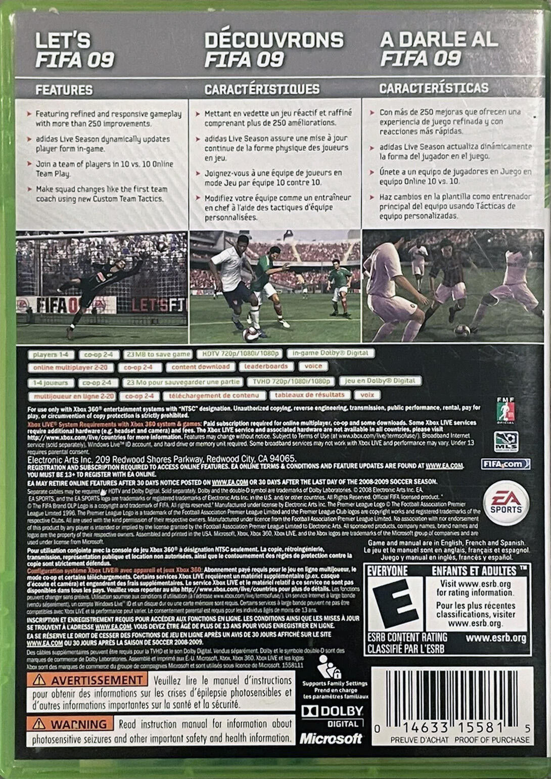 FIFA Soccer 2009 - Xbox 360