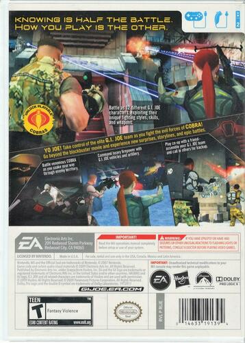 G.I. Joe: The Rise of Cobra - Nintendo Wii