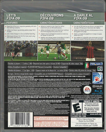 FIFA Soccer 09 - Playstation 3