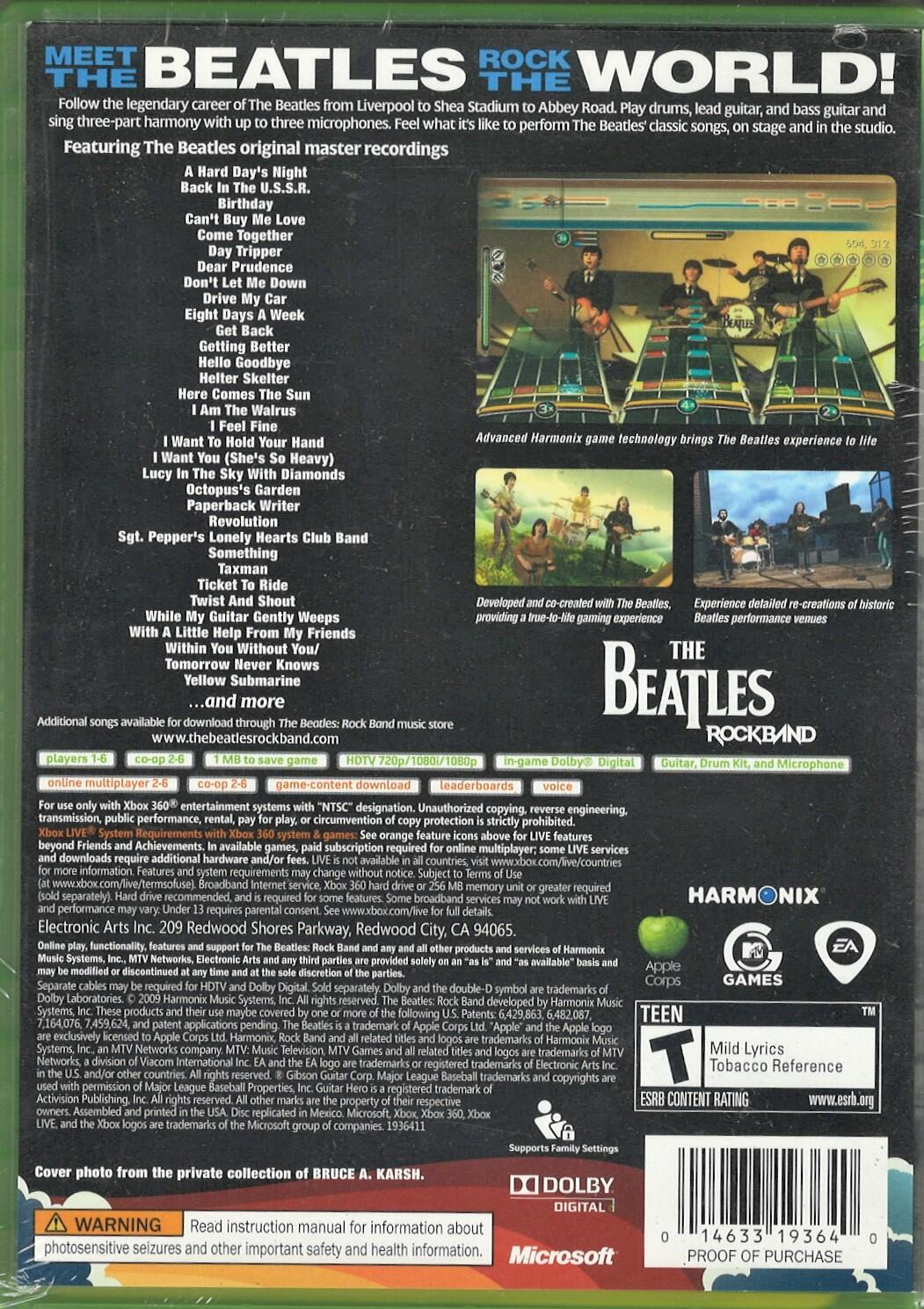 The Beatles: Rock Band (Game Only) - Xbox 360