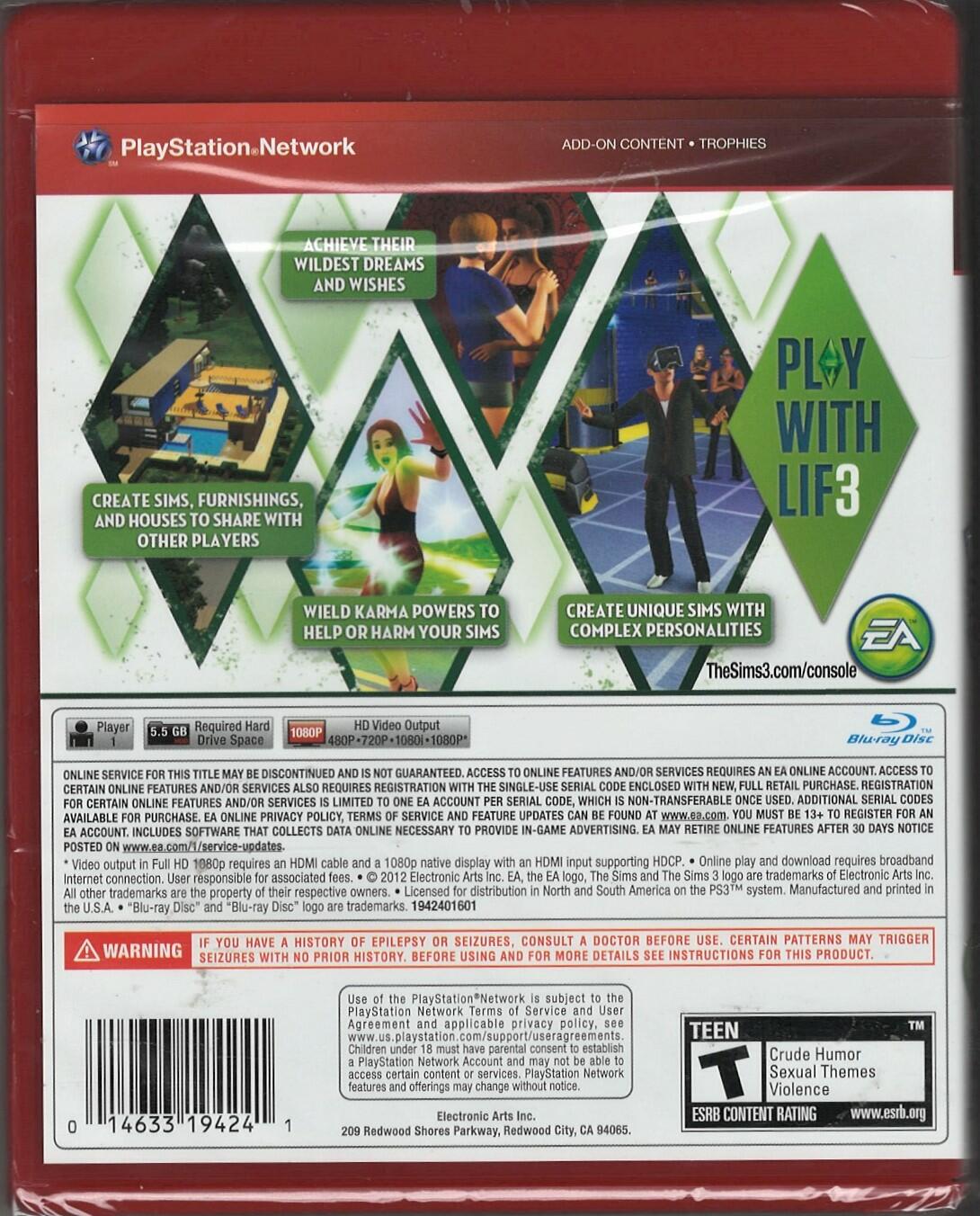 The Sims 3 (Greatest Hits) - PlayStation 3