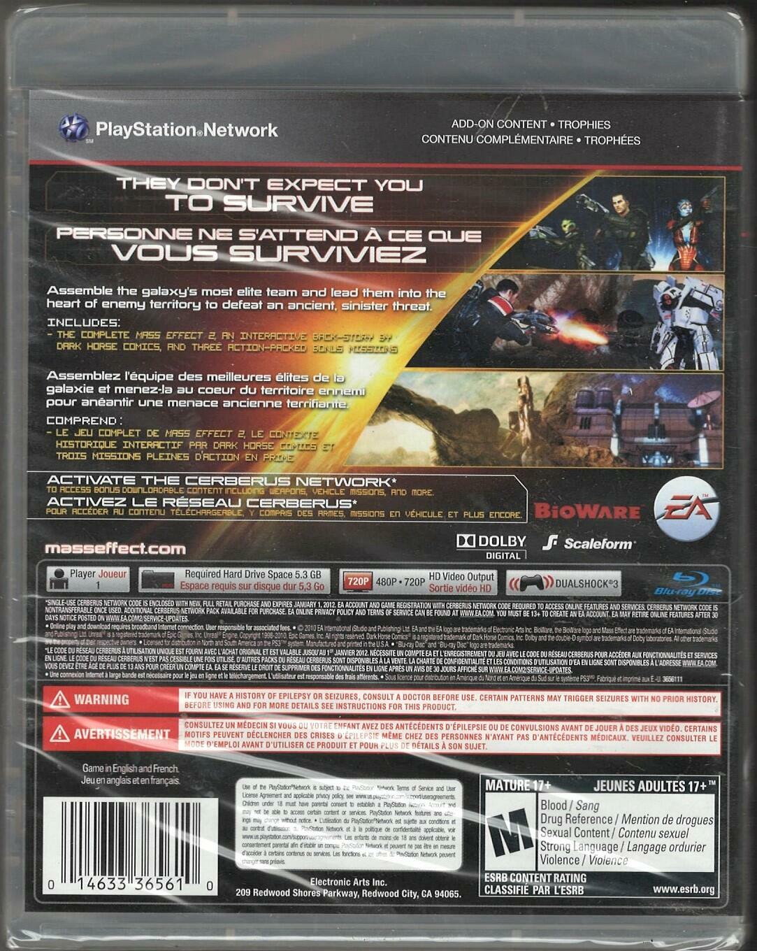 Mass Effect 2 - PlayStation 3