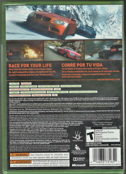 Need for Speed: The Run (Platinum Hits) - Xbox 360