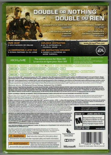 Army of TWO: The Devil's Cartel - Xbox 360