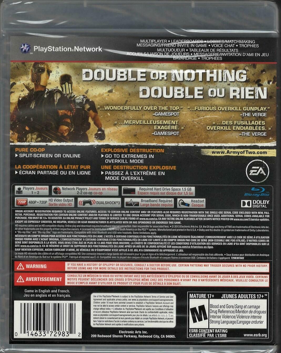 Army of TWO: The Devil's Cartel - PlayStation 3