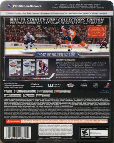 NHL 2013 Stanley Cup Collector's Edition - PlayStation 3