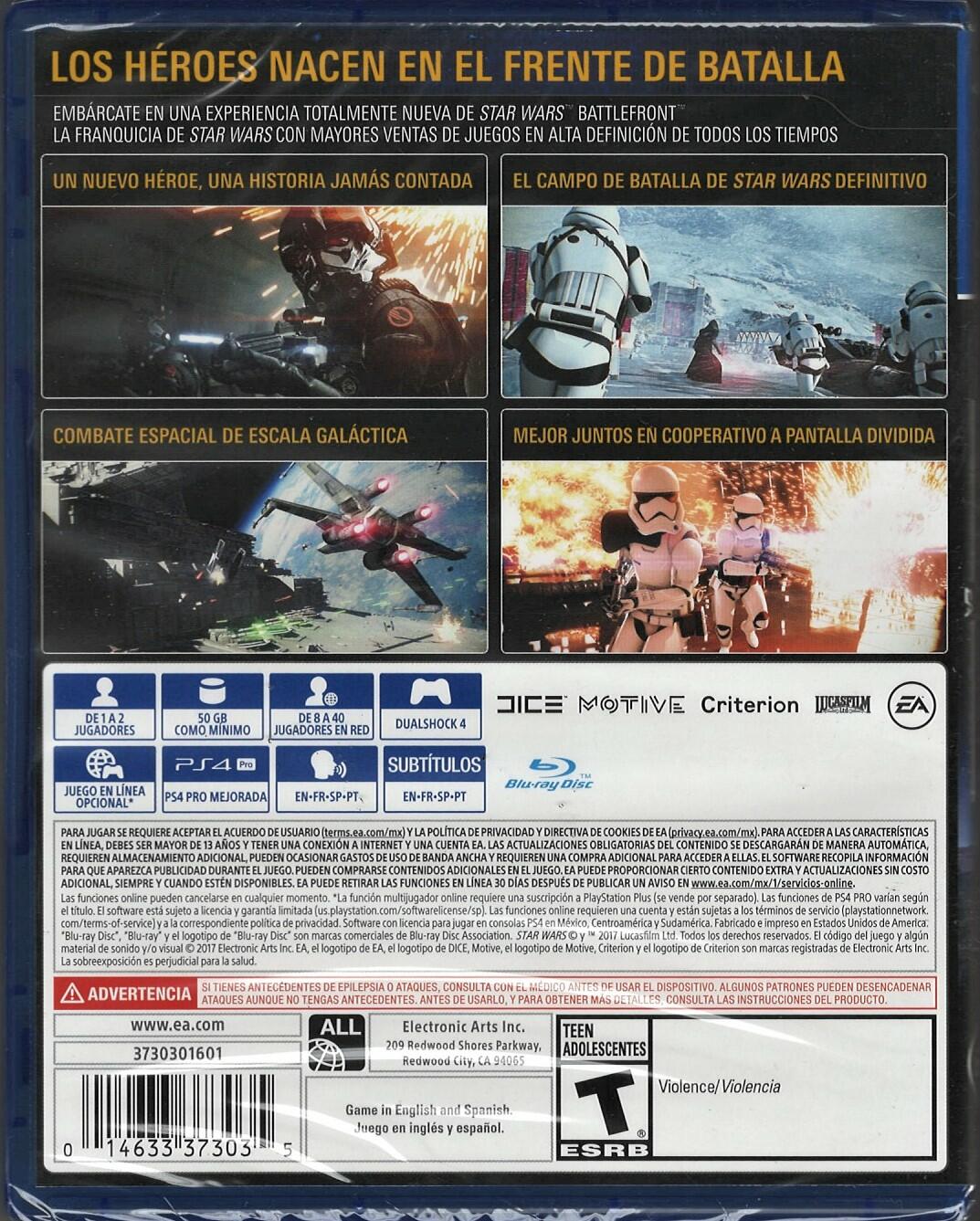 Star Wars Battlefront II (LATAM) - PlayStation 4